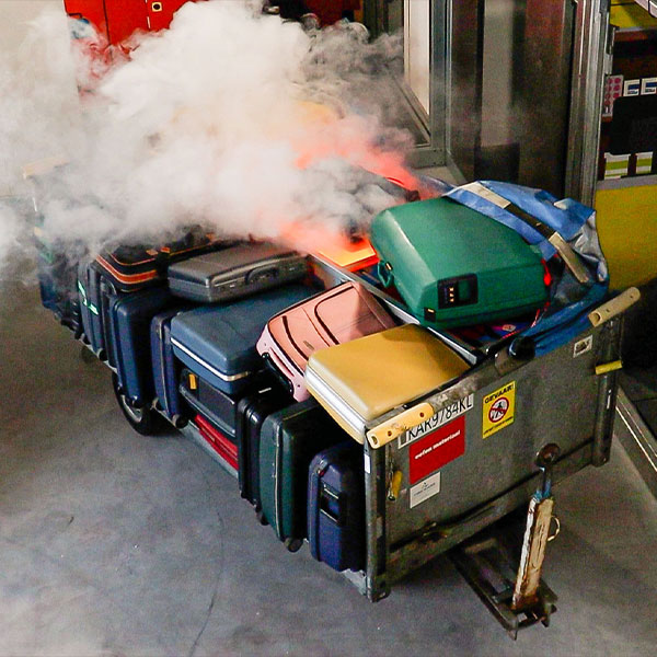 Générateur de fumée sur batterie Cirrus: pour d'exercices pompiers